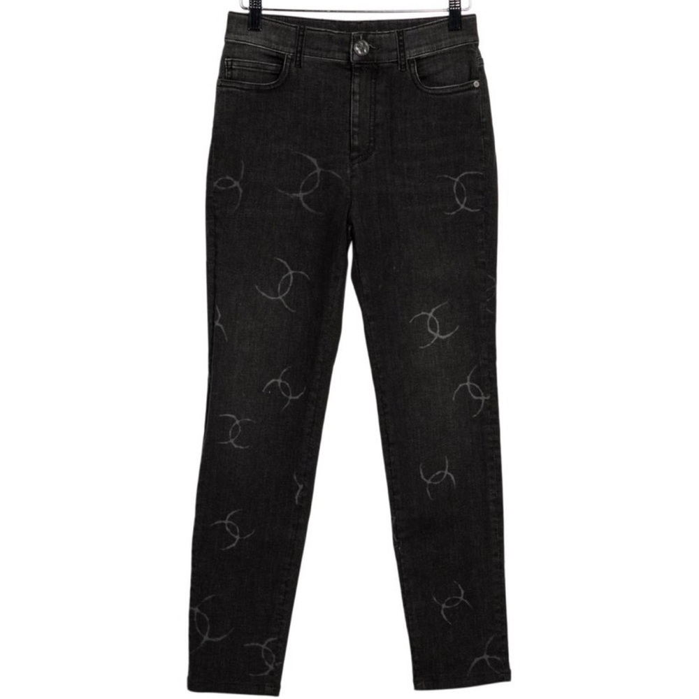 20B CHANEL skinny leg jeans size 36